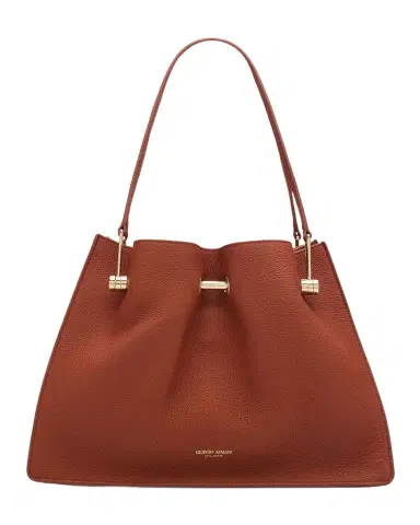 Giorgio Armani Pebbled Leather Small Shopper Bag | Thumbnail 1 Giorgio Armani Pebbled Leather Small Shopper Bag | Thumbnail 1