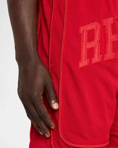 Rhude Men 's Baggy Mesh Drawstring Shorts | Thumbnail 4 Rhude Men 's Baggy Mesh Drawstring Shorts | Thumbnail 4