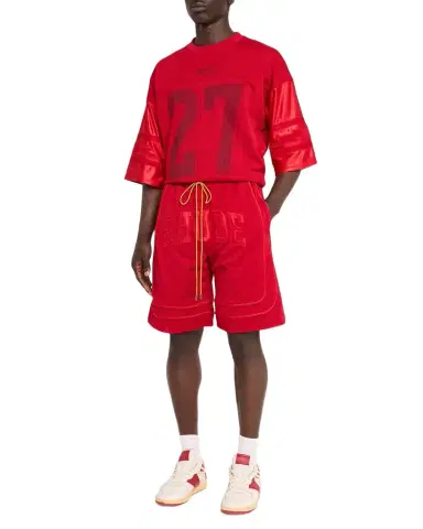 Rhude Men 's Baggy Mesh Drawstring Shorts | Thumbnail 1 Rhude Men 's Baggy Mesh Drawstring Shorts | Thumbnail 1