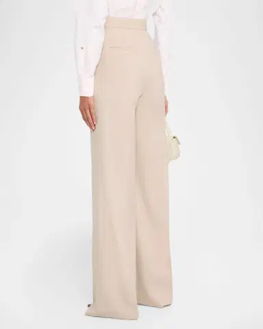 Max Mara High-Rise Wide-Leg Trousers | Thumbnail 2 Max Mara High-Rise Wide-Leg Trousers | Thumbnail 2