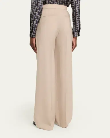 Max Mara High-Rise Wide-Leg Trousers | Thumbnail 7 Max Mara High-Rise Wide-Leg Trousers | Thumbnail 7