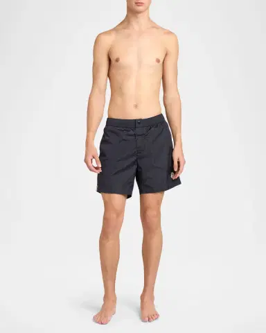 Moncler Men's ogo Patch Swim Shorts | Thumbnail 2 Moncler Men's ogo Patch Swim Shorts | Thumbnail 2