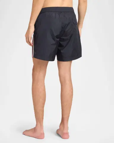 Moncler Men's ogo Patch Swim Shorts | Thumbnail 3 Moncler Men's ogo Patch Swim Shorts | Thumbnail 3