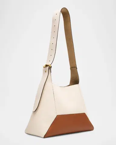 Jimmy Choo Diamond Medium Canvas & Leather Hobo Bag | Thumbnail 3 Jimmy Choo Diamond Medium Canvas & Leather Hobo Bag | Thumbnail 3
