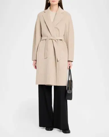 Max Mara Aceri Double-Faced Cashmere Wrap Coat | Thumbnail 2 Max Mara Aceri Double-Faced Cashmere Wrap Coat | Thumbnail 2
