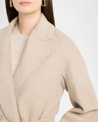 Max Mara Aceri Double-Faced Cashmere Wrap Coat | Thumbnail 5 Max Mara Aceri Double-Faced Cashmere Wrap Coat | Thumbnail 5