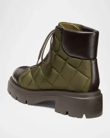 Stuart Weitzman Hudson Quilted Combat Boots | Thumbnail 4 Stuart Weitzman Hudson Quilted Combat Boots | Thumbnail 4