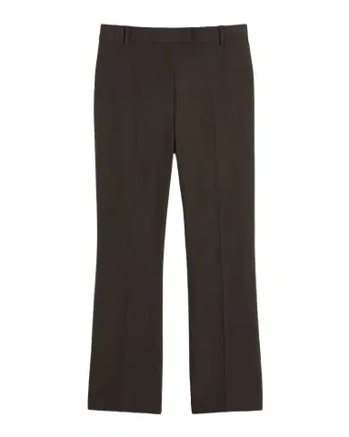 Max Mara Fatina Cotton Kickflare-Leg Ankle Pants | Thumbnail 1 Max Mara Fatina Cotton Kickflare-Leg Ankle Pants | Thumbnail 1