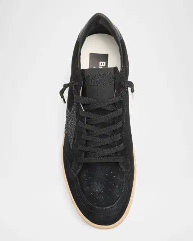 Golden Goose Ball Star Suede Glitter Low-Top Sneakers | Thumbnail 6 Golden Goose Ball Star Suede Glitter Low-Top Sneakers | Thumbnail 6