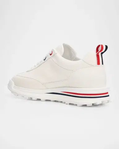 Thom Browne Soft Tech Leather Runner Sneakers | Thumbnail 4 Thom Browne Soft Tech Leather Runner Sneakers | Thumbnail 4