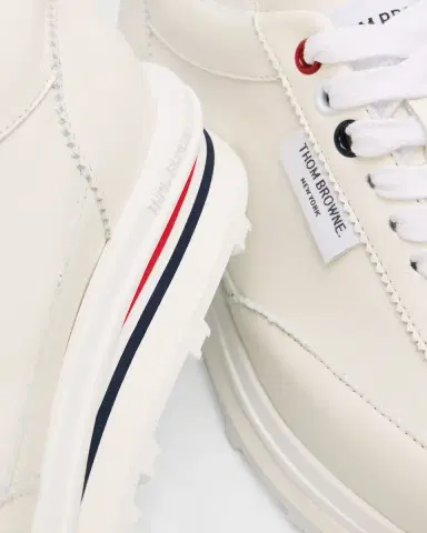 Thom Browne Soft Tech Leather Runner Sneakers | Thumbnail 5 Thom Browne Soft Tech Leather Runner Sneakers | Thumbnail 5