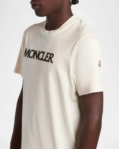 Moncler Men's Classic-Fit Cotton Logo T-Shirt | Thumbnail 5 Moncler Men's Classic-Fit Cotton Logo T-Shirt | Thumbnail 5