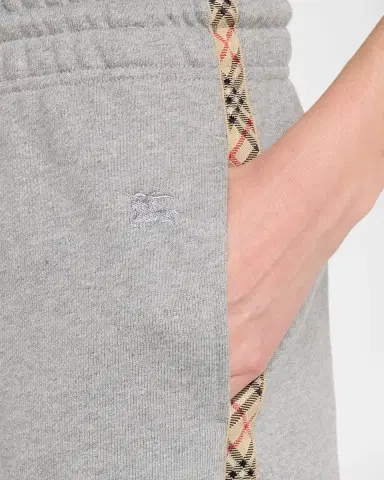 Burberry Jodie Check Side-Stripe Straight-Leg Track Pants | Thumbnail 5 Burberry Jodie Check Side-Stripe Straight-Leg Track Pants | Thumbnail 5