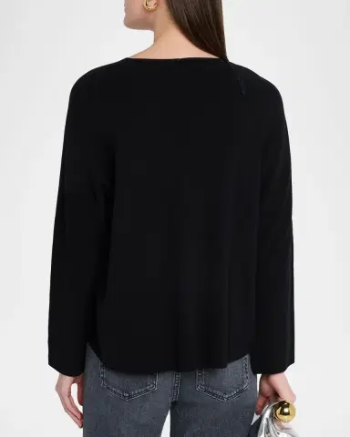 Lafayette 148 New York Ribbed V-Neck Sweater | Thumbnail 3 Lafayette 148 New York Ribbed V-Neck Sweater | Thumbnail 3
