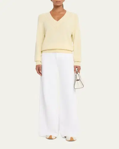 Guest in Residence The Varsity V Cashmere Sweater | Thumbnail 2 Guest in Residence The Varsity V Cashmere Sweater | Thumbnail 2