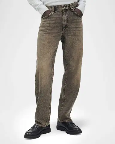 Rag & Bone Men 's Fit 4 Relaxed Straight Jeans | Thumbnail 4 Rag & Bone Men 's Fit 4 Relaxed Straight Jeans | Thumbnail 4