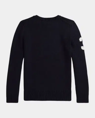 Polo Ralph Lauren Boy 's Polo Bear intarsia Crewneck Sweater | Thumbnail 2 Polo Ralph Lauren Boy 's Polo Bear intarsia Crewneck Sweater | Thumbnail 2