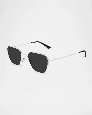 Alexander McQueen Men's AM0561S-001 Metal Square Sunglasses | Thumbnail 2 Alexander McQueen Men's AM0561S-001 Metal Square Sunglasses | Thumbnail 2