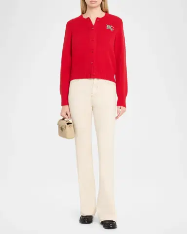 Burberry Sienna EKD Cashmere Crewneck Cardigan | Thumbnail 2 Burberry Sienna EKD Cashmere Crewneck Cardigan | Thumbnail 2