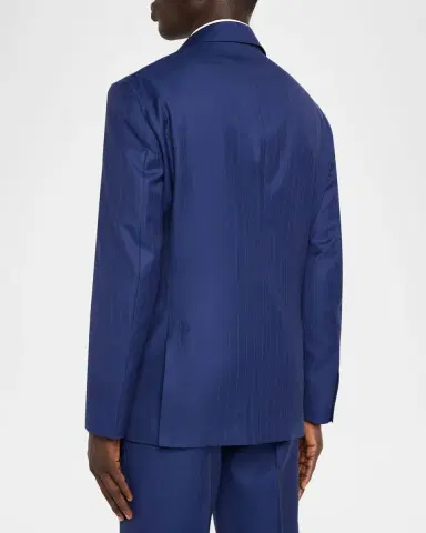 Brunello Cucinelli Pinstriped Linen-Blend Single-Breasted Suit | Thumbnail 4 Brunello Cucinelli Pinstriped Linen-Blend Single-Breasted Suit | Thumbnail 4