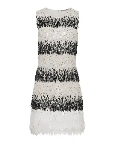 JW Anderson Stripe Embellished Sleeveless Mini Dress | Thumbnail 1 JW Anderson Stripe Embellished Sleeveless Mini Dress | Thumbnail 1