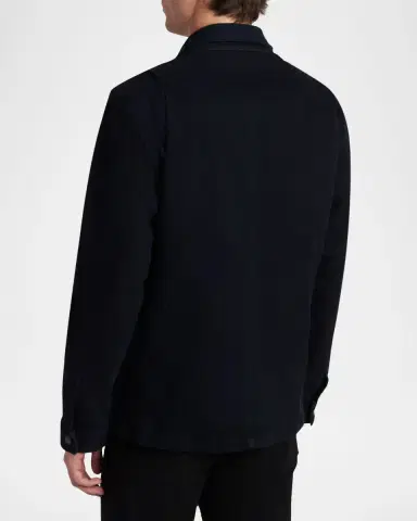 Tom Ford Men's Twill Denim Four-Pocket Chore Jacket | Thumbnail 3 Tom Ford Men's Twill Denim Four-Pocket Chore Jacket | Thumbnail 3