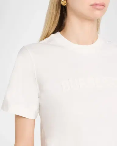 Burberry Frankie Logo Embroidered Short-Sleeve T-Shirt | Thumbnail 5 Burberry Frankie Logo Embroidered Short-Sleeve T-Shirt | Thumbnail 5
