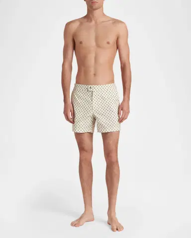 Tom Ford Men's Paisley-Print Swim Shorts | Thumbnail 2 Tom Ford Men's Paisley-Print Swim Shorts | Thumbnail 2