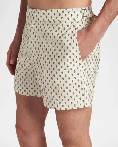 Tom Ford Men's Paisley-Print Swim Shorts | Thumbnail 4 Tom Ford Men's Paisley-Print Swim Shorts | Thumbnail 4