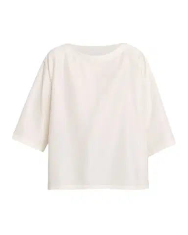 Eskandar Sloped Shoulder Wide A-Line Scoop Neck Top- Mid Length | Thumbnail 1 Eskandar Sloped Shoulder Wide A-Line Scoop Neck Top- Mid Length | Thumbnail 1