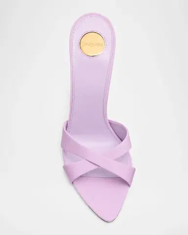 Saint Laurent 110mm Cady Mantero Mule Sandals | Thumbnail 6 Saint Laurent 110mm Cady Mantero Mule Sandals | Thumbnail 6
