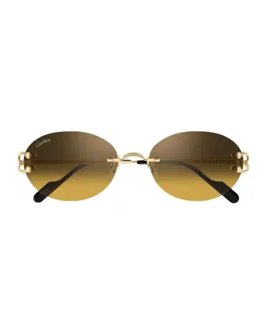 Cartier Men 's CT0551S-009 Metal Round Sunglasses | Thumbnail 1 Cartier Men 's CT0551S-009 Metal Round Sunglasses | Thumbnail 1