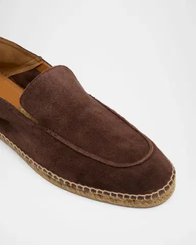 Tom Ford Men's Suede Espadrille Loafers | Thumbnail 4 Tom Ford Men's Suede Espadrille Loafers | Thumbnail 4