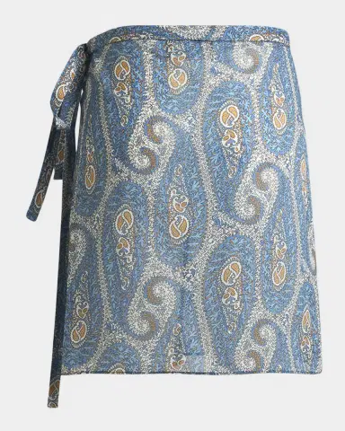 Etro Paisley Wrap Mini Skirt | Thumbnail 2 Etro Paisley Wrap Mini Skirt | Thumbnail 2