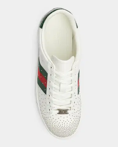 Gucci Men's Ace Studded Leather Low-Top Sneakers | Thumbnail 4 Gucci Men's Ace Studded Leather Low-Top Sneakers | Thumbnail 4