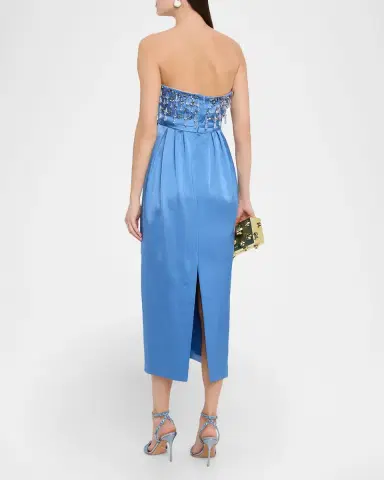 Cinq à Sept Zelina Strapless Gemstone Dress | Thumbnail 2 Cinq à Sept Zelina Strapless Gemstone Dress | Thumbnail 2