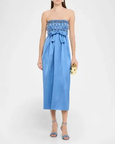 Cinq à Sept Zelina Strapless Gemstone Dress | Thumbnail 3 Cinq à Sept Zelina Strapless Gemstone Dress | Thumbnail 3