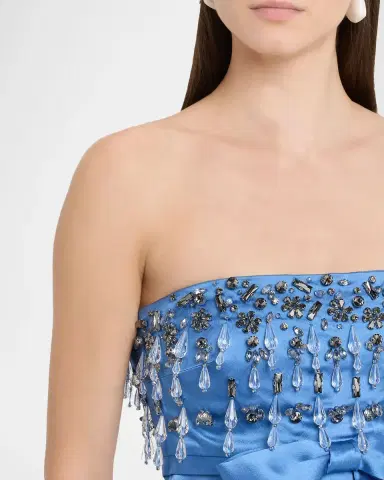 Cinq à Sept Zelina Strapless Gemstone Dress | Thumbnail 5 Cinq à Sept Zelina Strapless Gemstone Dress | Thumbnail 5