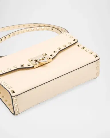 Valentino Garavani Small Rockstud Grain Leather Clutch Bag | Thumbnail 6 Valentino Garavani Small Rockstud Grain Leather Clutch Bag | Thumbnail 6