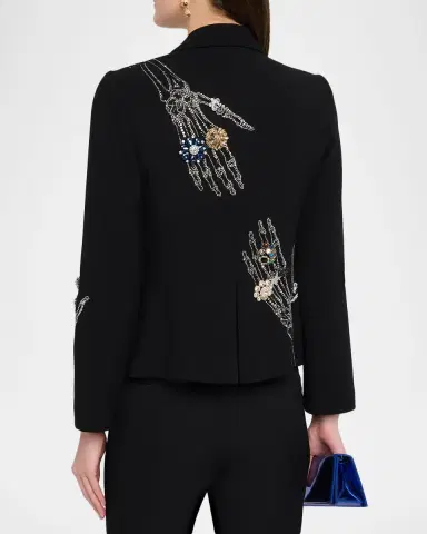 Libertine Buried Treasure Embellished Single-Breasted Short Blazer | Thumbnail 3 Libertine Buried Treasure Embellished Single-Breasted Short Blazer | Thumbnail 3