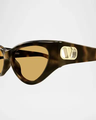 Valentino Garavani VLogo Signature 54mm Acetate Cat-Eye Sunglasses | Thumbnail 3 Valentino Garavani VLogo Signature 54mm Acetate Cat-Eye Sunglasses | Thumbnail 3
