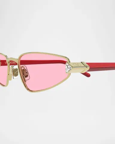 Valentino Garavani Crystal VLogo 57mm Cat-Eye Sunglasses | Thumbnail 3 Valentino Garavani Crystal VLogo 57mm Cat-Eye Sunglasses | Thumbnail 3