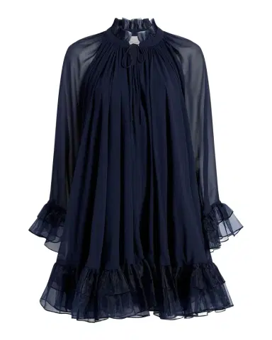 Cinq à Sept Clairette Ruffled Trapeze Mini Dress | Thumbnail 1 Cinq à Sept Clairette Ruffled Trapeze Mini Dress | Thumbnail 1