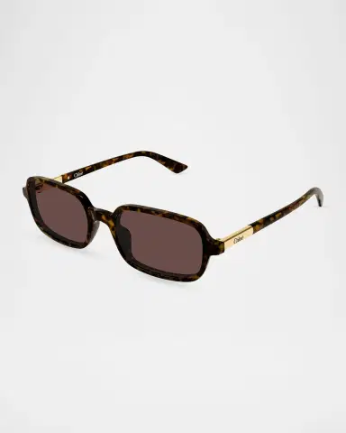 Chloé 53mm Acetate Rectangular Sunglasses | Thumbnail 2 Chloé 53mm Acetate Rectangular Sunglasses | Thumbnail 2