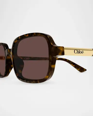 Chloé 53mm Acetate Rectangular Sunglasses | Thumbnail 3 Chloé 53mm Acetate Rectangular Sunglasses | Thumbnail 3