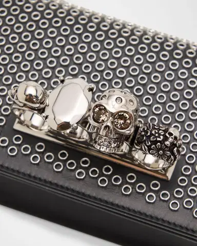 McQueen Mini Jeweled Satchel Shoulder Bag | Thumbnail 4 McQueen Mini Jeweled Satchel Shoulder Bag | Thumbnail 4