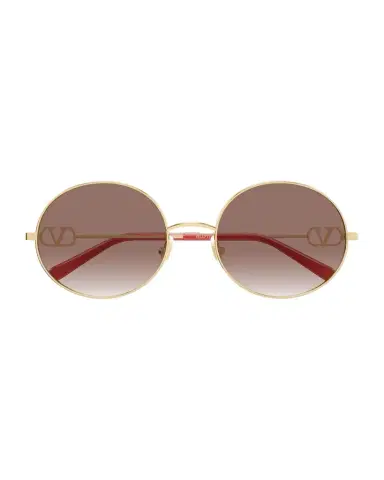 Valentino Garavani VLogo Signature 56mm Round Sunglasses | Thumbnail 1 Valentino Garavani VLogo Signature 56mm Round Sunglasses | Thumbnail 1