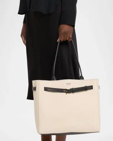 TOM FORD Belted T-Buckle Canvas Tote Bag | Thumbnail 2 TOM FORD Belted T-Buckle Canvas Tote Bag | Thumbnail 2