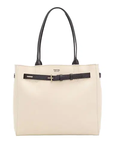 TOM FORD Belted T-Buckle Canvas Tote Bag | Thumbnail 1 TOM FORD Belted T-Buckle Canvas Tote Bag | Thumbnail 1