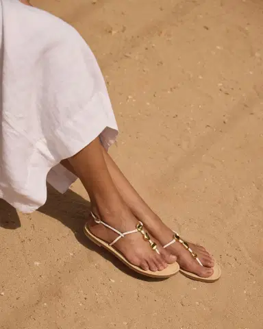 AMANU The Nairobi Leather T-Strap Sandals | Thumbnail 2 AMANU The Nairobi Leather T-Strap Sandals | Thumbnail 2
